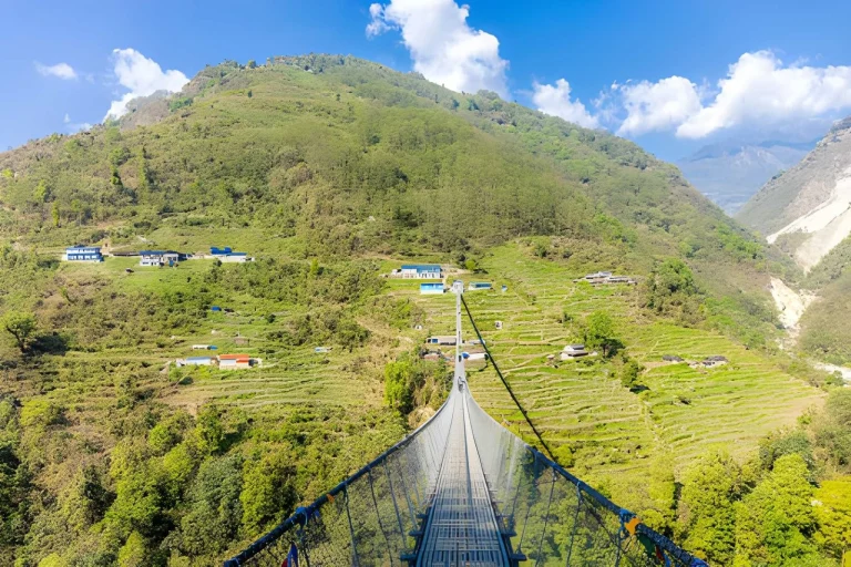 Jhinu Danda above the Modi Khola in the Annapurna region