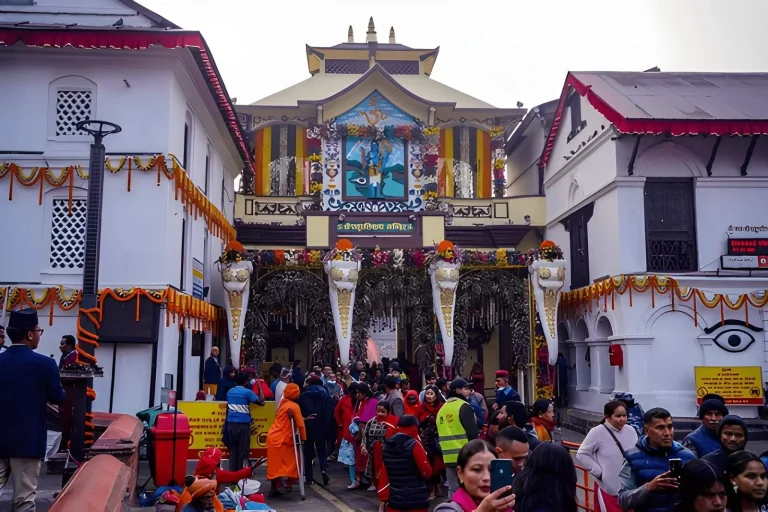 Pashupatinath Temple beside the Bagmati river in Kathmandu