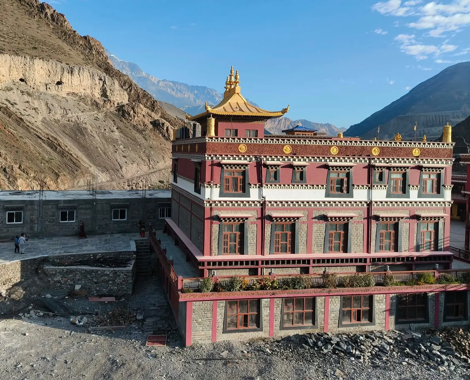 Kag Chode Monastery in Kagbeni, Mustang, Nepal.